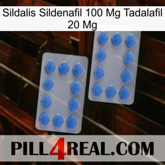 Sildalis Sildenafil 100Mg Tadalafil 20Mg 20